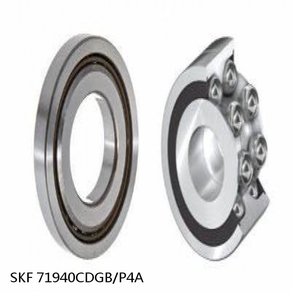 71940CDGB/P4A SKF Super Precision,Super Precision Bearings,Super Precision Angular Contact,71900 Series,15 Degree Contact Angle