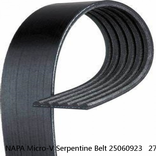NAPA Micro-V Serpentine Belt 25060923   27/32” x 92-7/8”